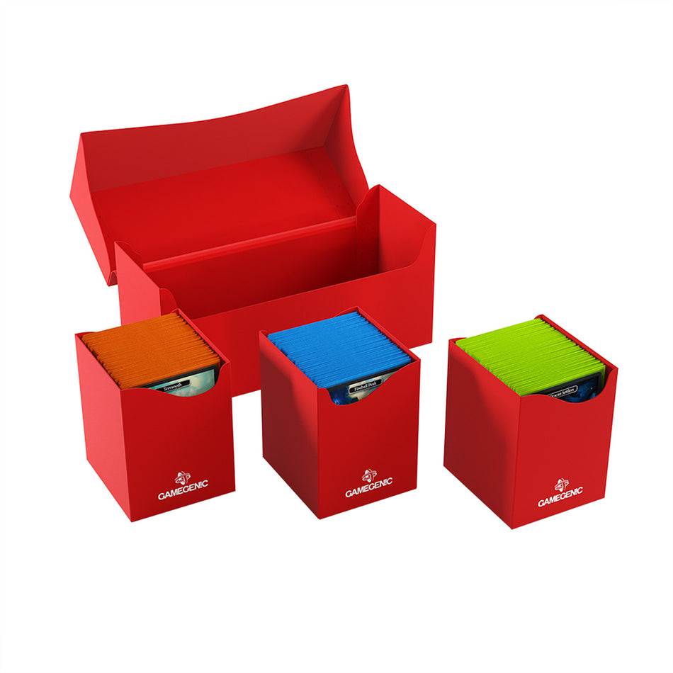 Triple Deck Holder 300+ XL Red Supplies Gamegenic   