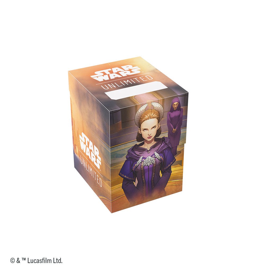 Star Wars Unlimited: Secrets of Power Soft Crate Deck Box (2 options) Supplies Gamegenic DB SoP Palpatine/Padme Amidala