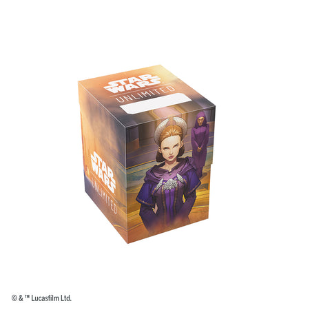 Star Wars Unlimited: Secrets of Power Soft Crate Deck Box (2 options) Supplies Gamegenic DB SoP Palpatine/Padme Amidala