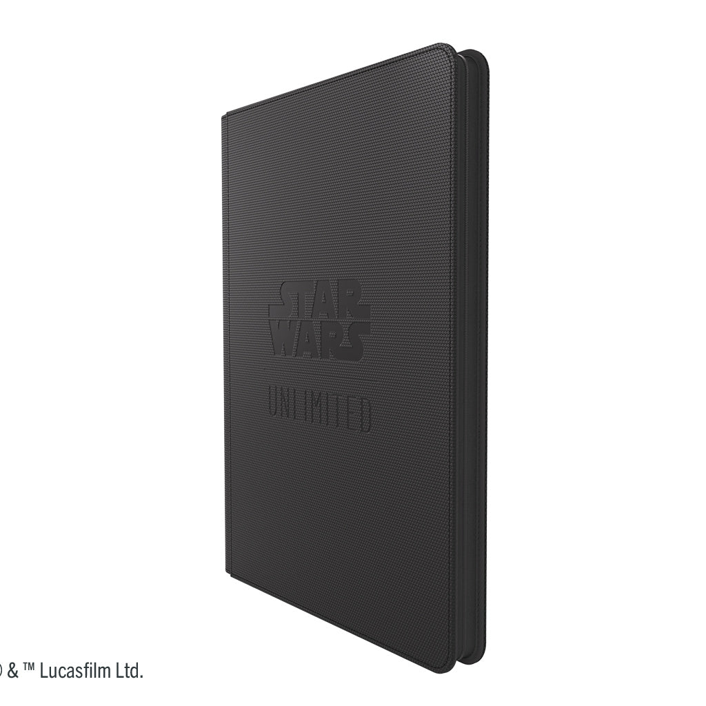 Star Wars Unlimited: 18-Pocket Zip-Up Album Black Supplies Gamegenic