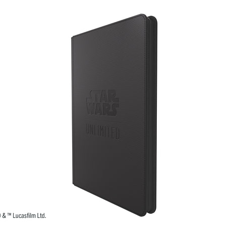 Star Wars Unlimited: 18-Pocket Zip-Up Album Black Supplies Gamegenic