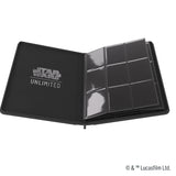 Star Wars Unlimited: 18-Pocket Zip-Up Album Black Supplies Gamegenic
