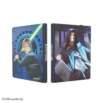 Star Wars: Unlimited Zip-Up Album 18-Pocket - Jedi Luke Skywalker & Emperor Palpatine Supplies Gamegenic