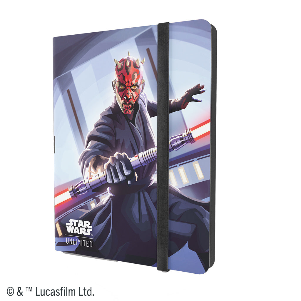 Star Wars Unlimited: 18-Pocket Casual Album Qui-Gon Jinn/Darth Maul Supplies Gamegenic