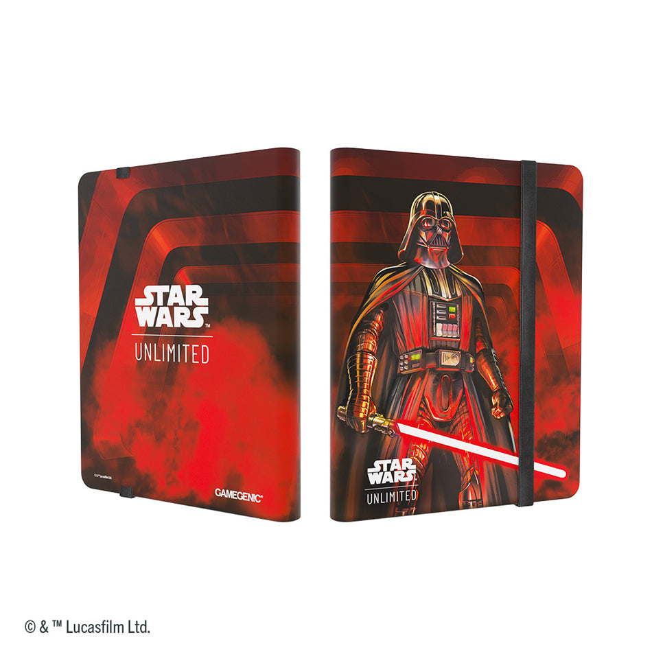 Star Wars: Unlimited 18-Pocket Album (3 Options) Supplies Gamegenic SWU Darth V Unst Binder
