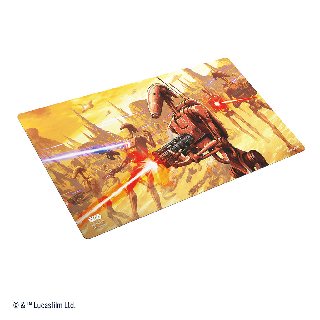 Star Wars Unlimited: Twilight of the Republic Series Game Mat (4 options) Supplies Gamegenic PM TWI Battle Droids  