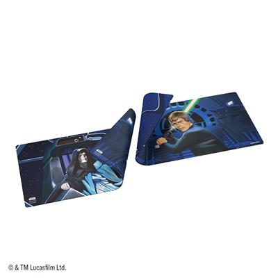 Star Wars: Unlimited Double-Sided Game Mat - Jedi Luke Skywalker & Emperor Palpatine Supplies Gamegenic PM DS LUKE/PAL