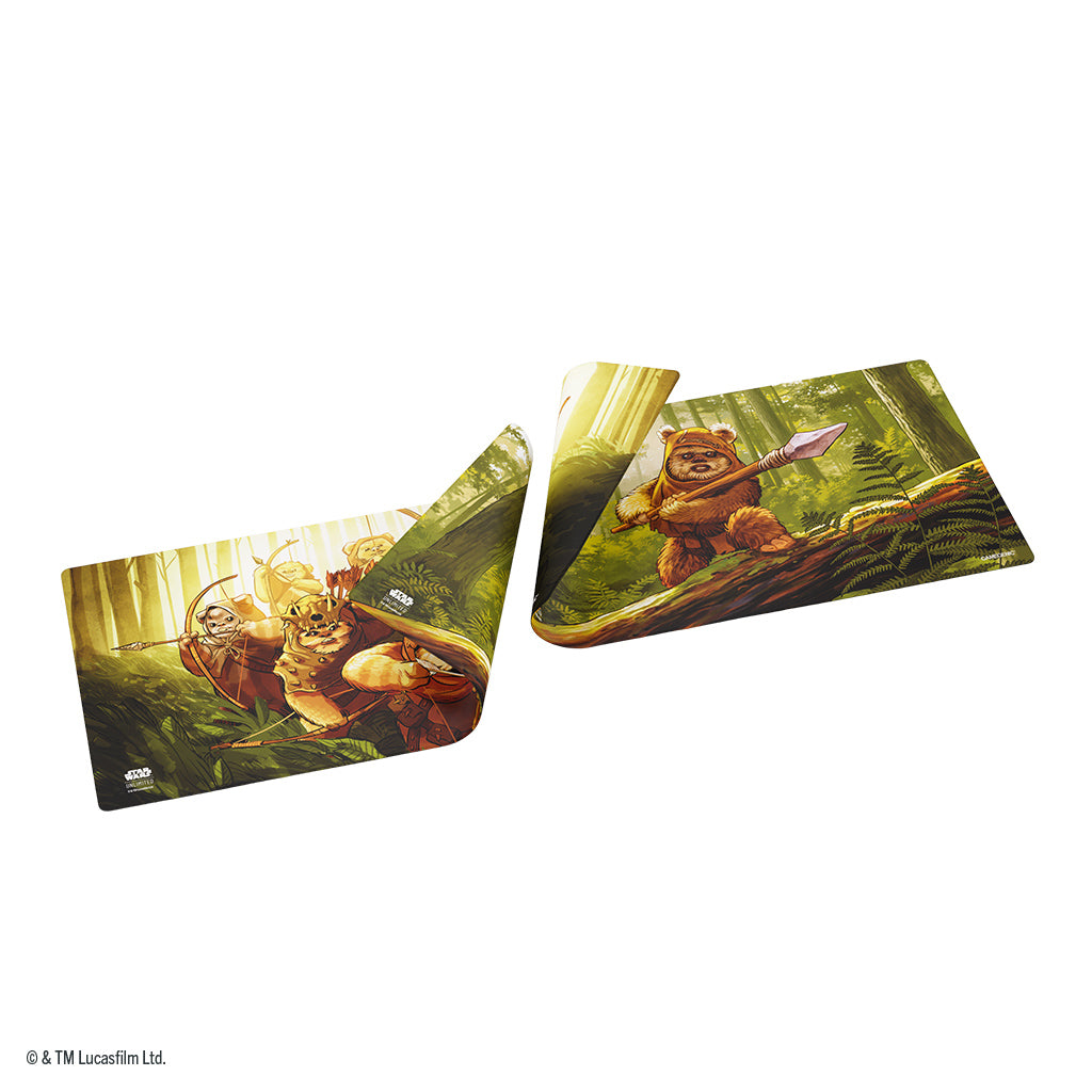 Star Wars: Unlimited – Homeworlds [HOM] Double-Sided Game Mat - Wicket & Ewok Archers Supplies Asmodee HOM DSPM Wicket & Ewok Archers