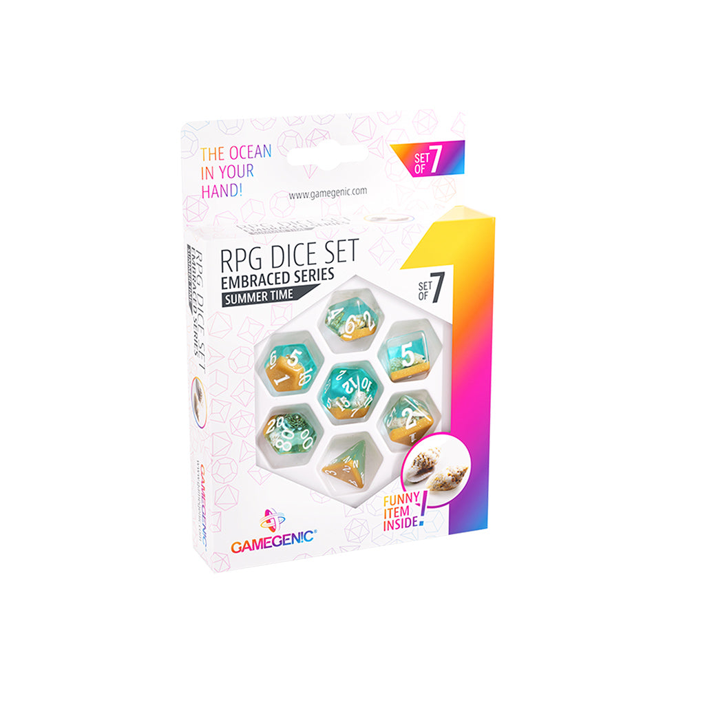 7ct Summer Time Embraced Dice Dice Gamegenic   