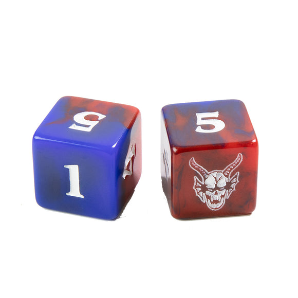 Stranger Things - Hellfire Club Hellfire Club D6 Dice Set (12x) – 16mm Supplies Gamegenic ST Hellfire Club Dice