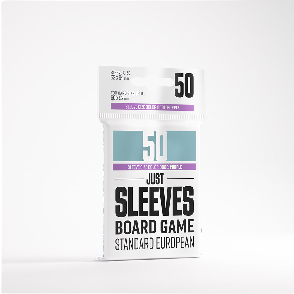 Just Sleeves - Standard European (50) Supplies Asmodee JS DP Standard Euro