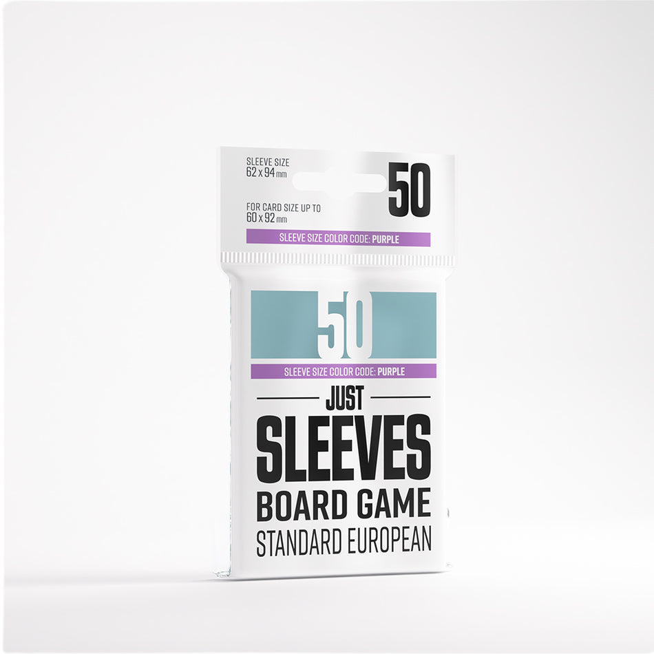 Just Sleeves - Standard European (50) Supplies Asmodee JS DP Standard Euro