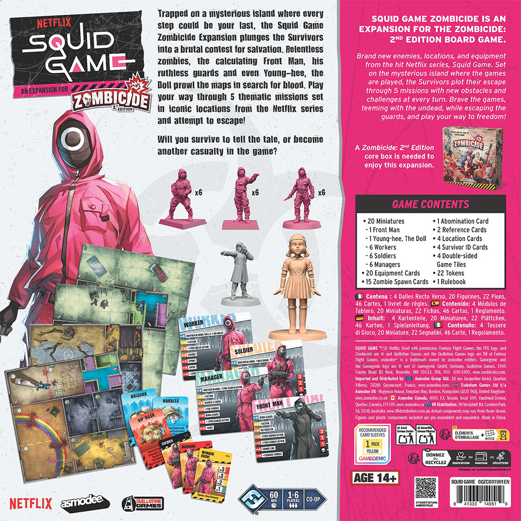 Zombicide 2E: Squid Game Expansion Board Games Asmodee