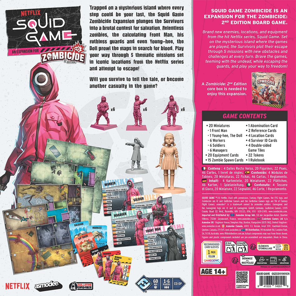 Zombicide 2E: Squid Game Expansion Board Games Asmodee