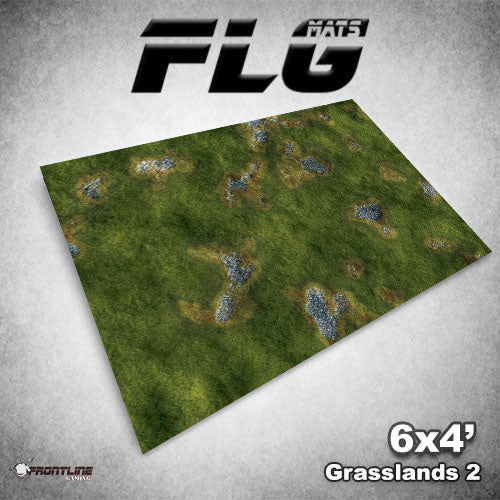 FLG Mats: Grasslands 2 4'x6' Supplies Frontline Gaming FLG Mats: Grasslands 2 4'x6'