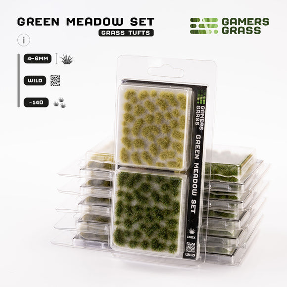 Gamers Grass: Green Meadow Set Supplies Frontline Gaming Gamers Grass: Green Meadow Set
