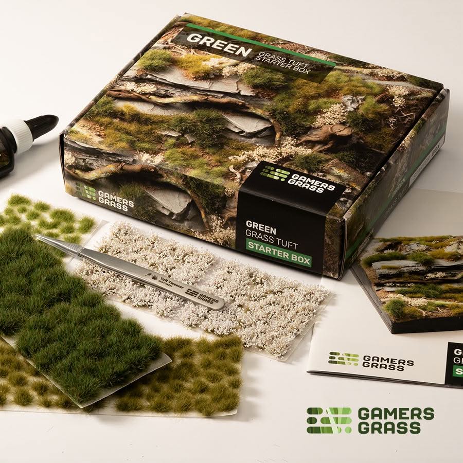 Gamers Grass: Grass Tuft Starter Box - Green Supplies Frontline Gaming FLG Grass Tuft Starter Box - Green