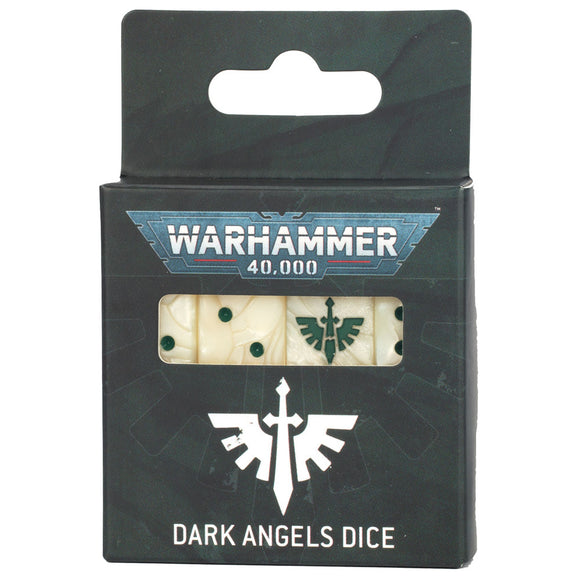 Warhammer 40K 10E Dark Angels: Dice Set Miniatures Games Workshop   