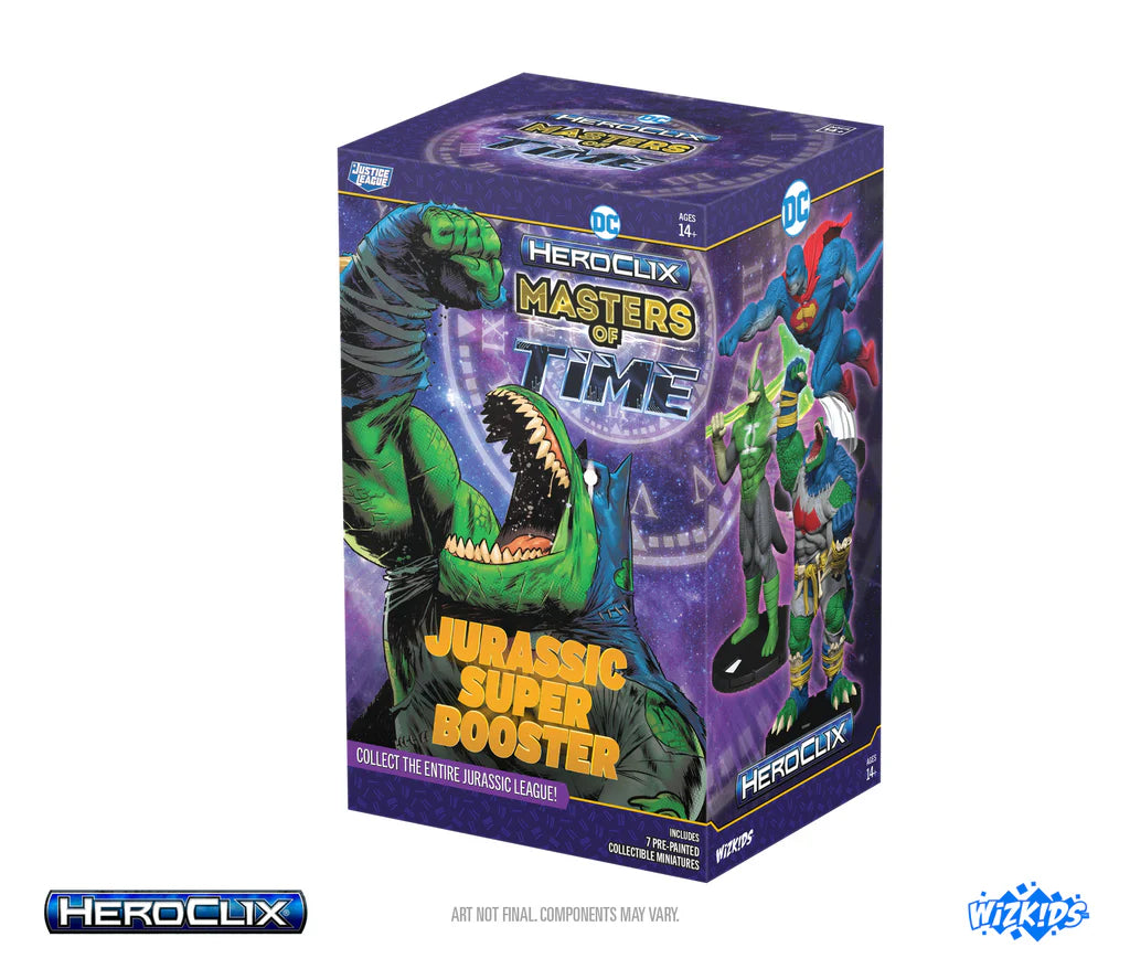 HeroClix DC Masters of Time Boosters (3 options) Miniatures WizKids HCX Masters of Time Jurassic Booster  