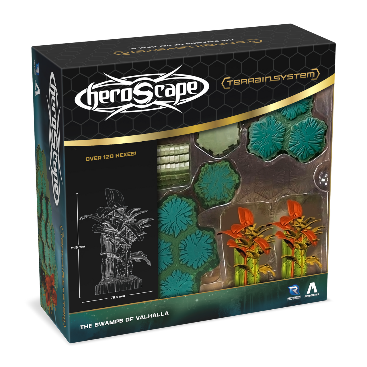 Heroscape: Swamps of Valhalla Terrain Expansion Miniatures Renegade Game Studios
