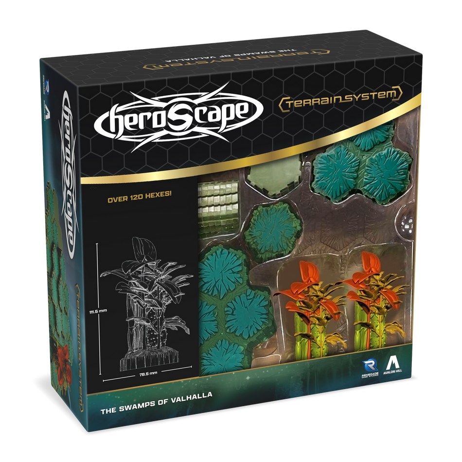 Heroscape: Swamps of Valhalla Terrain Expansion Miniatures Renegade Game Studios
