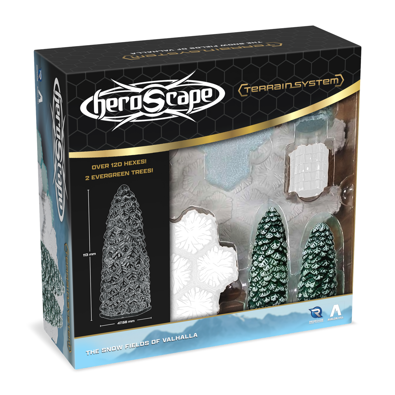 Heroscape: Snow Fields of Valhalla Terrain Expansion Miniatures Renegade Game Studios
