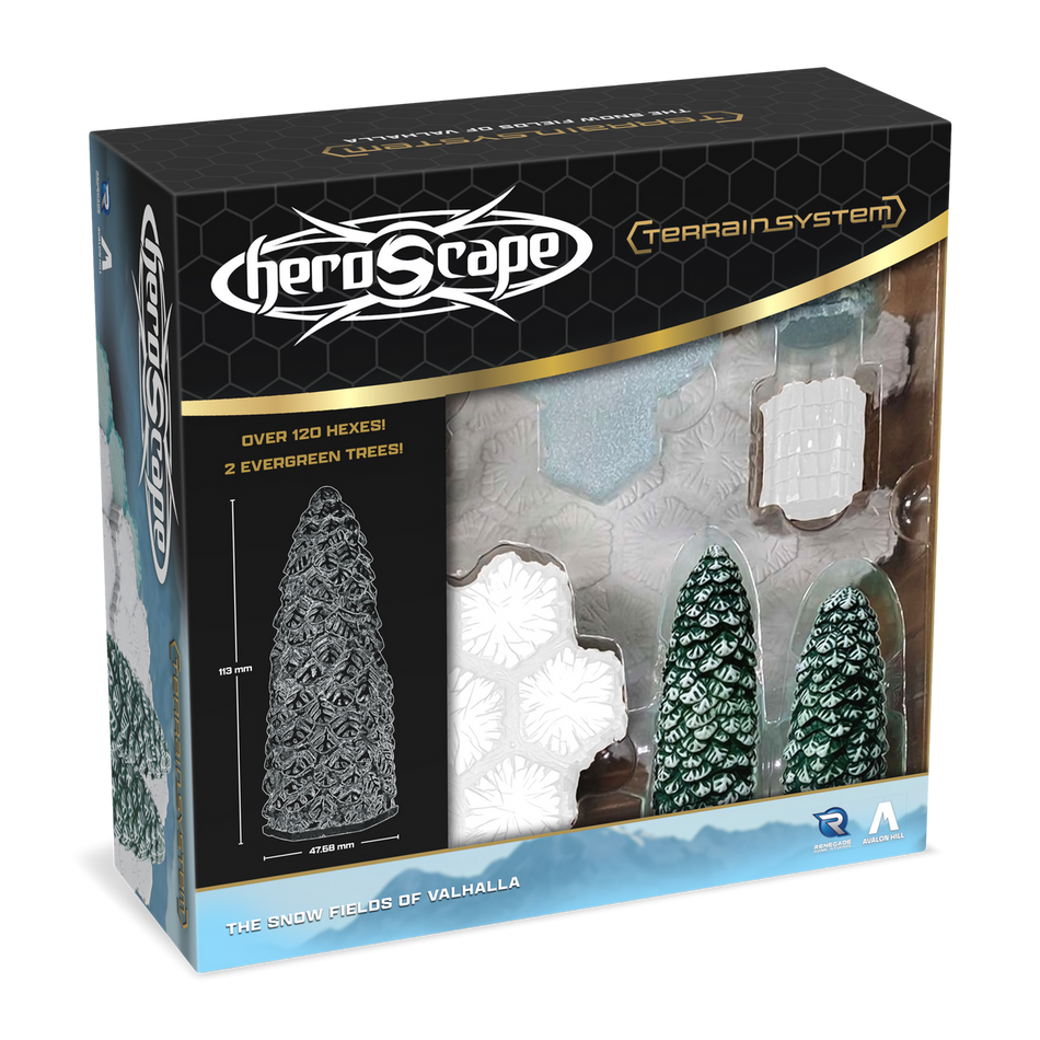 Heroscape: Snow Fields of Valhalla Terrain Expansion Miniatures Renegade Game Studios