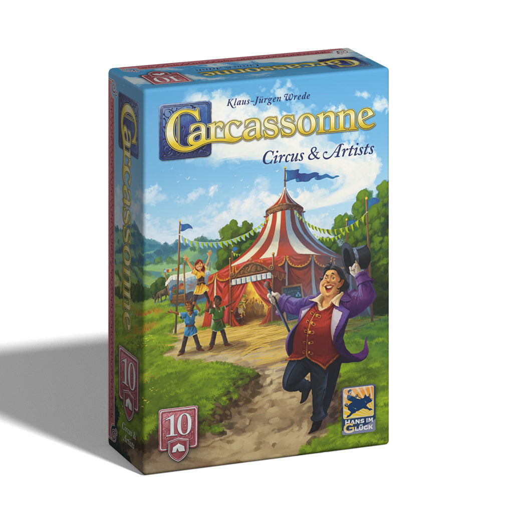 Carcassonne Exp10: Circus & Artists Board Games Asmodee