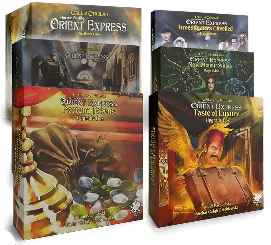 Call of Cthulhu: Horror on the Orient Express The Board Game Gamefound Bundle