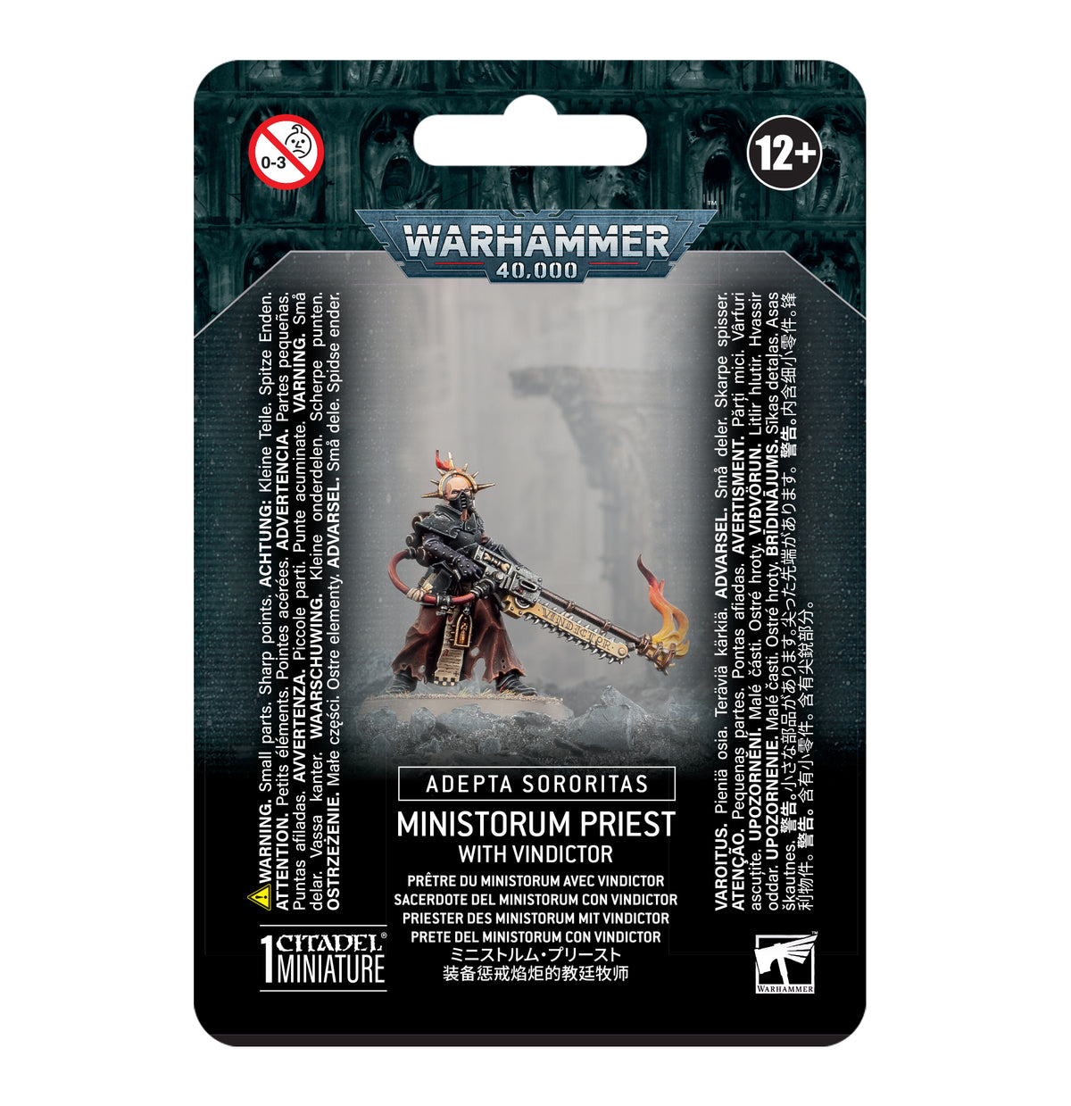 Warhammer 40K Adepta Sororitas: Ministorum Priest with Vindictor Miniatures Games Workshop   