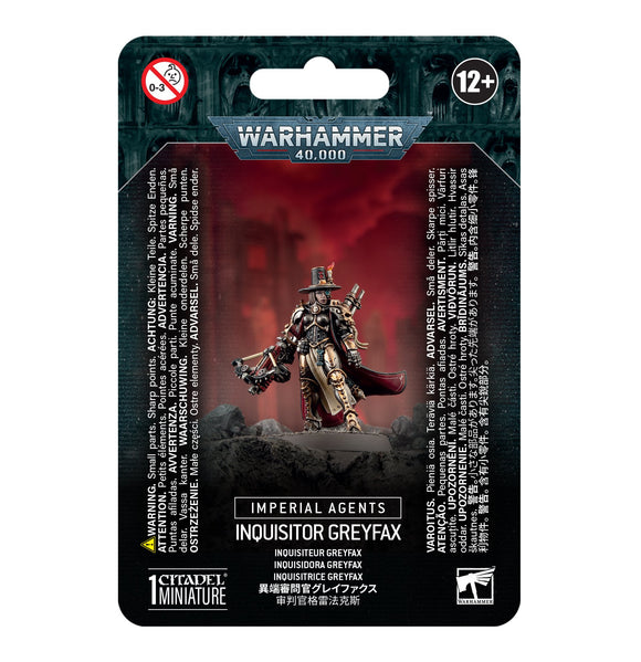 Warhammer 40K Imperial Agents: Inquisitor Greyfax Miniatures Games Workshop   