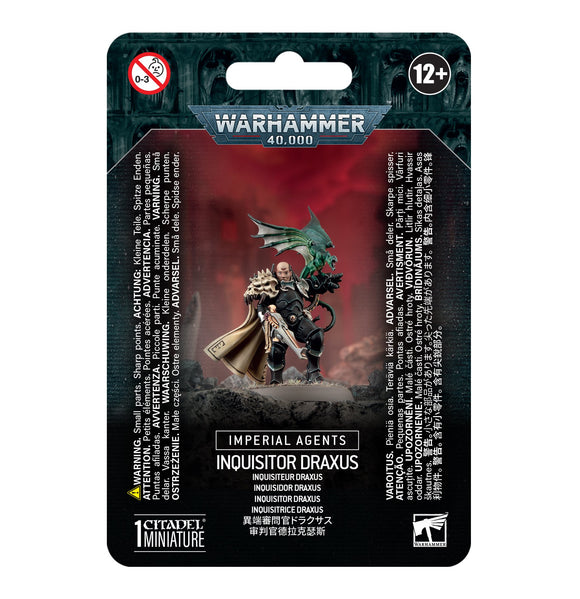 Warhammer 40K Imperial Agents: Inquisitor Draxus Miniatures Games Workshop
