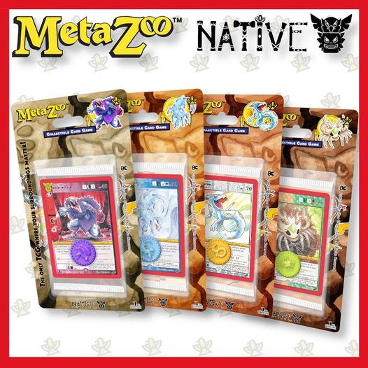 MetaZoo Native Blister Pack (4 options) Trading Card Games Other