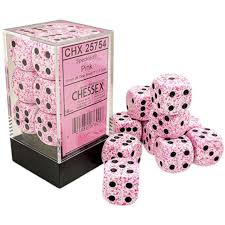 Speckled Dice: 16mm D6 (6 Options) Dice Chessex 16mm D6 SPK Pink