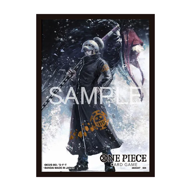 One Piece TCG 70ct Official Sleeves Assortment Limited Edition Version 6 (2 options) Supplies Bandai OP DPLE6 Trafalgar Law