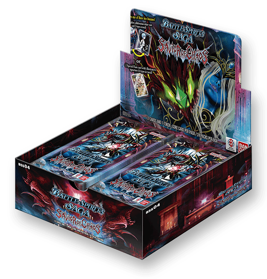 Battle Spirits Saga [BSS04] Savior of Chaos Boosters (w/Neon Genesis Promos!) Trading Card Games Bandai BSS04 Savior of Chaos Box  