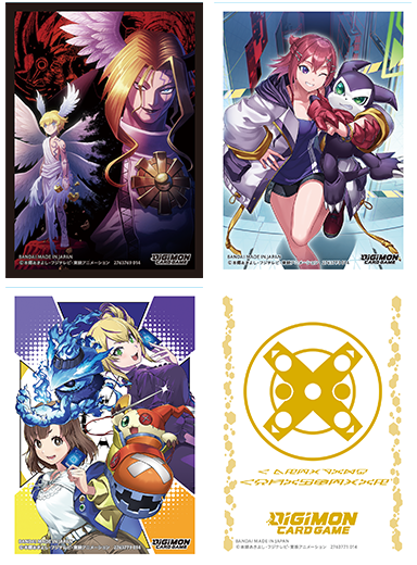 Digimon TCG Official Sleeve Assortment V1 2025 (4 options) Supplies Bandai