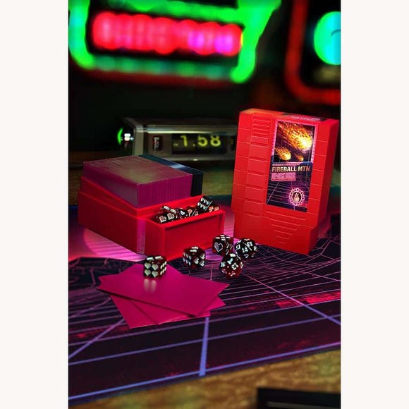 1UP Deck Box - Fireball Mountain Supplies Infinite Black