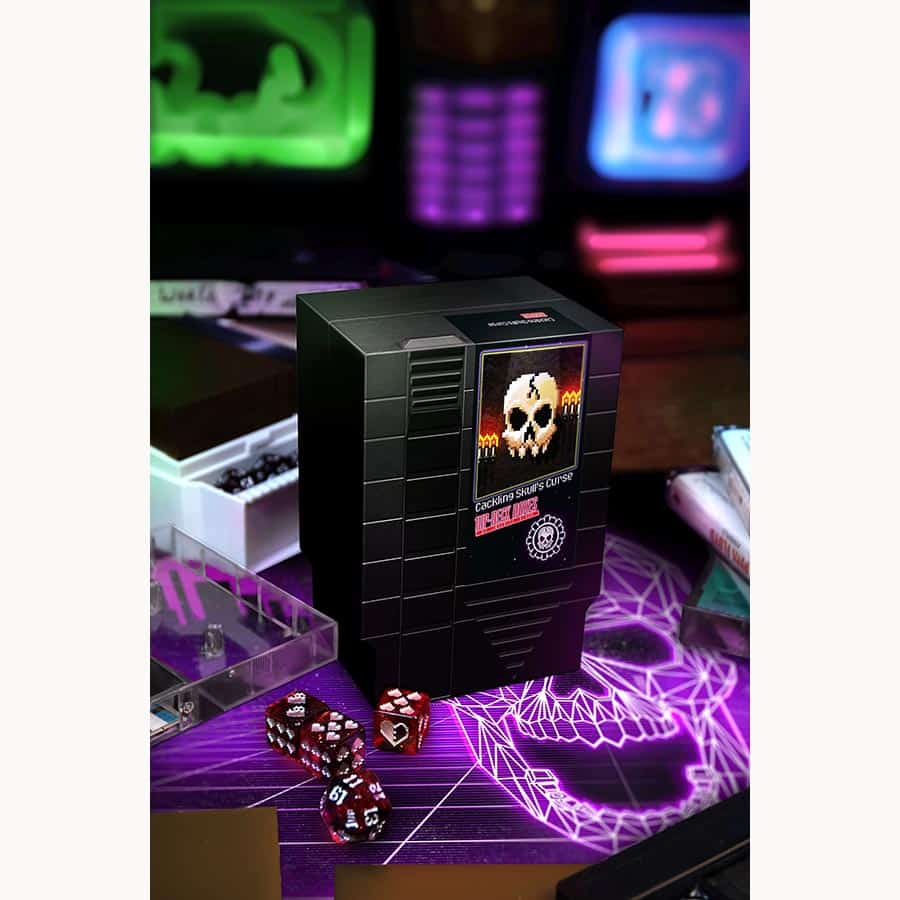 1UP Deck Box - Cackling Skull's Curse Supplies Infinite Black