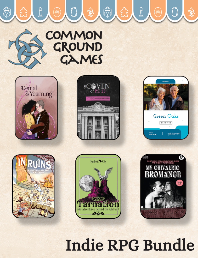 Silent Auction: Rex's Indie RPG Bundle Board Games Common Ground Games