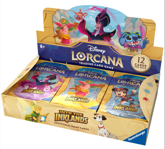 Disney Lorcana TCG: Into the Inklands Boosters Trading Card Games Ravensburger LOR ITI 24x Booster Box  