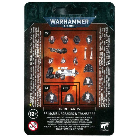 Warhammer 40K Iron Hands: Primaris Upgrades and Transfers Miniatures Games Workshop   