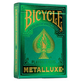 Bicycle Playing Cards: Metalluxe (5 options) Card Games U.S. Playing Card Co. Bicycle Metalluxe Green