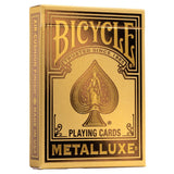 Bicycle Playing Cards: Metalluxe (4 options) Card Games Bicycle Metalluxe Gold  