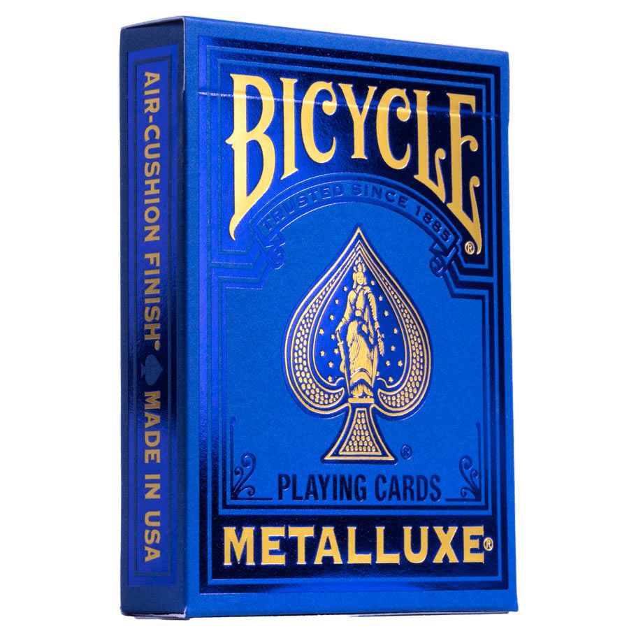 Bicycle Playing Cards: Metalluxe (5 options) Card Games U.S. Playing Card Co. Bicycle Metalluxe Blue