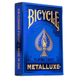 Bicycle Playing Cards: Metalluxe (4 options) Card Games Bicycle Metalluxe Blue  