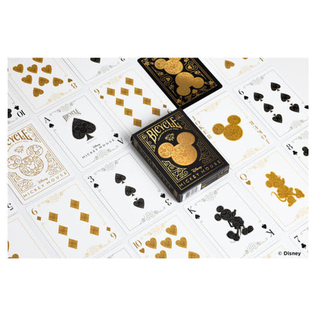 Playing Cards: Mickey Mouse Black & Gold Card Games U.S. Playing Card Co.