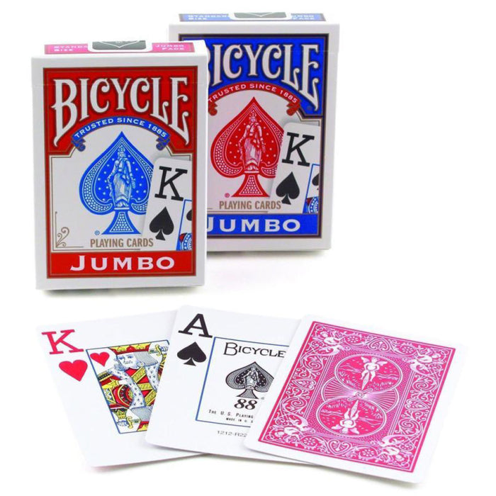 Playing Cards: Bicycle Jumbo Index Card Games U.S. Playing Card Co.