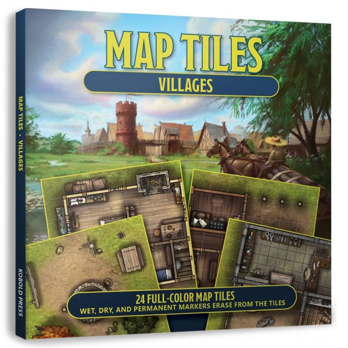 Kobold Press Map Tiles: Villages RPG Maps Kobold Press