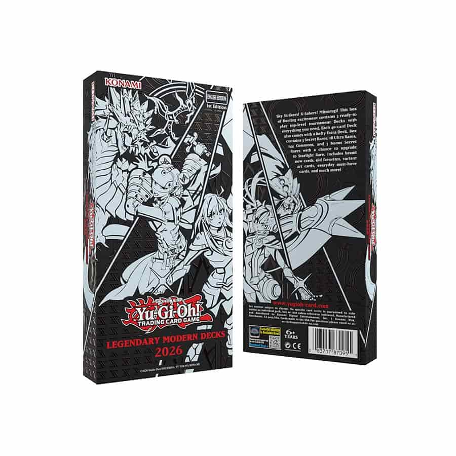 Yu-Gi-Oh! Legendary Modern 2026 Decks Box Set Trading Card Games Konami YGO Legendary Decks 2026
